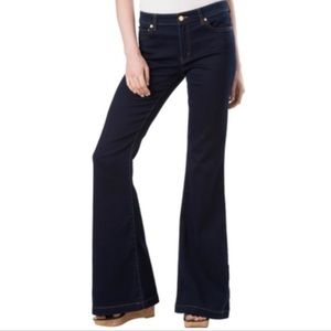 Michael Kors Dark Denim Flare Jeans Size 8